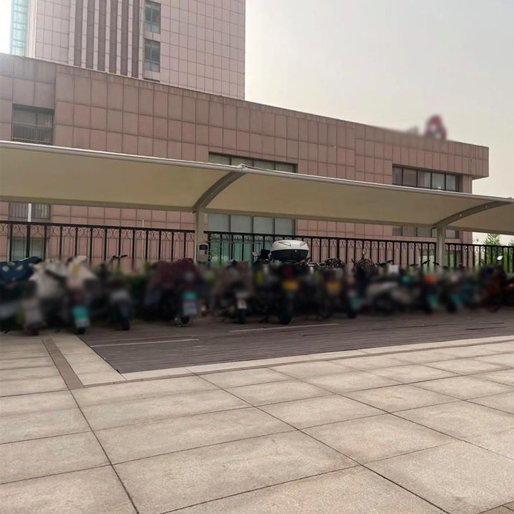 延安膜结构电动车棚