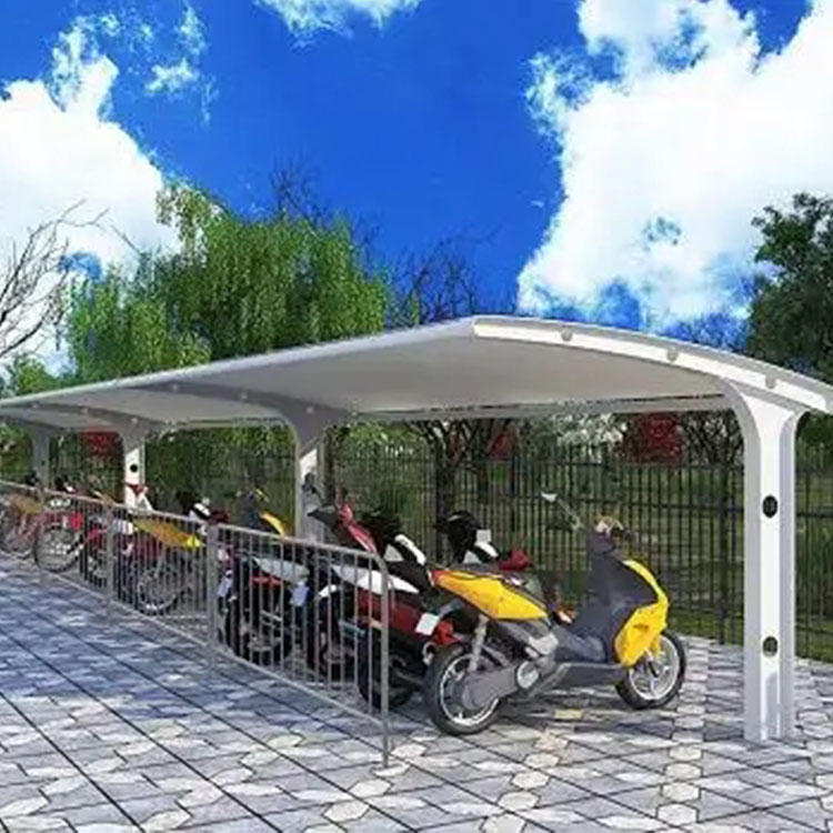 延安膜结构电动车棚